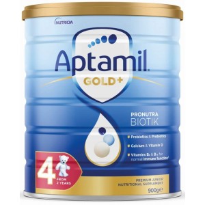 【顺丰新西兰直邮预售】Aptamil GOLD 4 爱他美金装4段奶粉 900g*6罐包邮 保质期2027-08