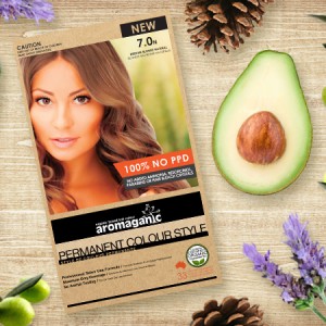 AROMAGANIC 天然有机植物染发膏 不含PPD(7色可选）