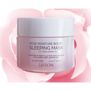 新西兰Lissom大马士革玫瑰睡眠面膜 100ml 深层补水保湿