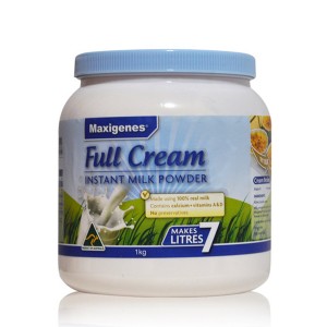 【澳洲直邮】美可卓maxigenes 蓝胖子 全脂学生青少年老年孕妇成人奶粉1Kg 2瓶包邮 保质期2027-09