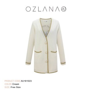 OZLANA AU 蝴蝶刺绣开衫 AU181023