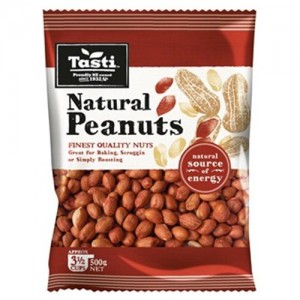 Tasti 带皮高皮质生花生 500g