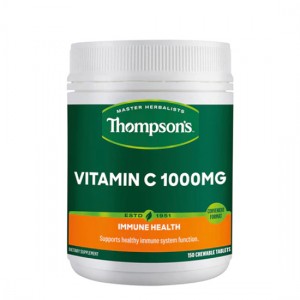 Thompsons 汤普森天然维生素C咀嚼片 1000mg 150粒 维C VC