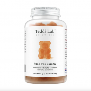 Unichi 玫瑰味补铁软糖 60粒