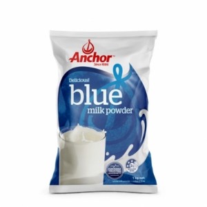 【顺丰新西兰直邮预售】Anchor Blue 安佳全脂成人奶粉1kg*6袋包邮 保质期2027-04