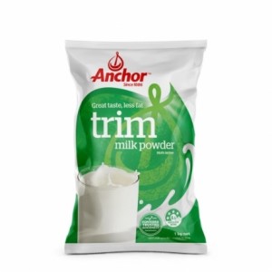 【顺丰新西兰直邮预售】Anchor Trim 安佳脱脂成人奶粉1kg*6袋包邮 保质期2027-04