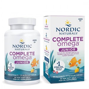 NORDIC NATURALS 挪威儿童DHA咀嚼软胶囊6+ 90粒