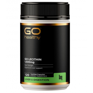 Go healthy 高之源卵磷脂1500mg脂胶囊120粒 调控胆固醇
