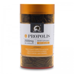 【新春特价两瓶包邮】Gold Kiwi 金奇维 黑蜂胶胶囊2000mg 365粒 * 1瓶 保质期2028-06