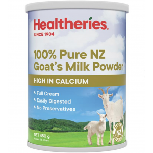 【顺丰新西兰直邮预售】Healtheries  贺寿利成人100%羊奶粉450g-6罐包邮 保质期2028-02