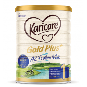 【顺丰新西兰直邮预售】Karicare Gold Plus A2 可瑞康金装A2蛋白奶粉1段（0-6个月）900g*3罐包邮 保质期2027-07